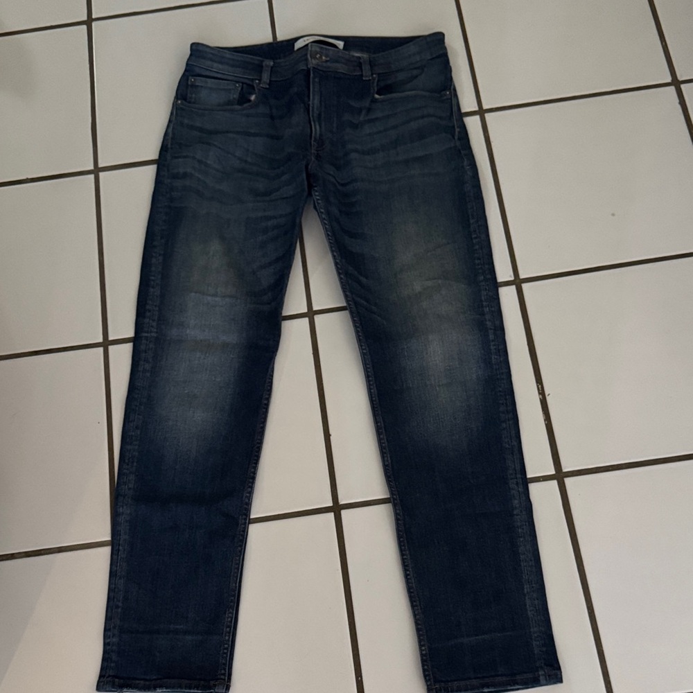 Lacoste Men’s Dark Blue Slim Straight Jeans